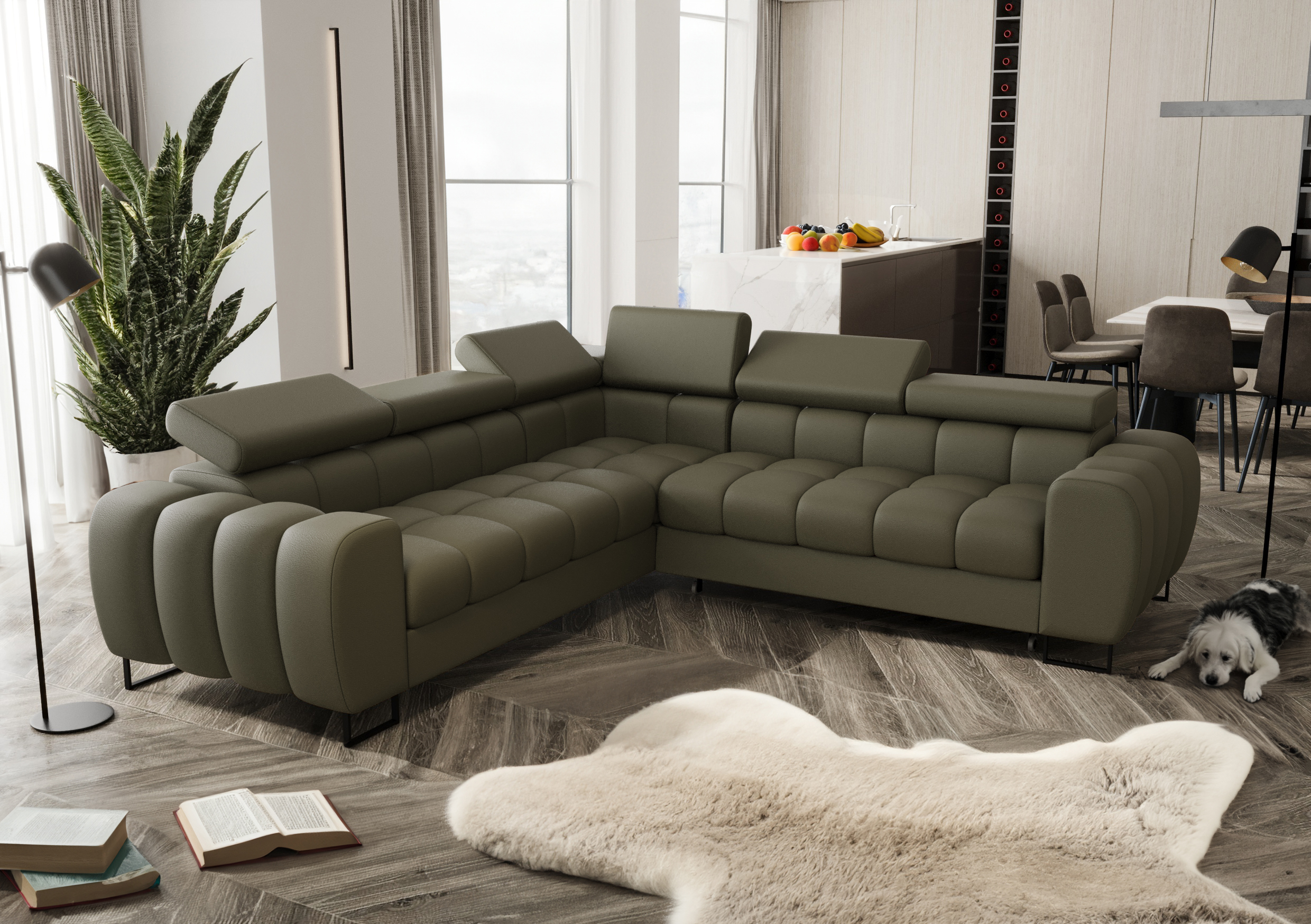 ASPEN MAX Dekor Oliv
